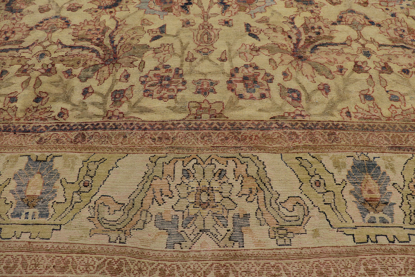 12 x 20 Distressed Antique Persian Sultanabad Rug 60941