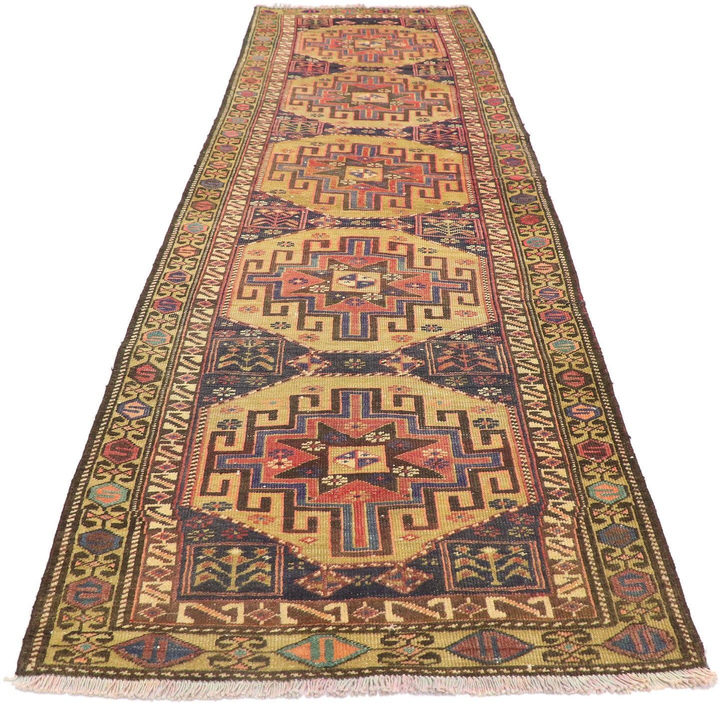 3 x 10 Antique Persian Azerbaijan Rug 60945