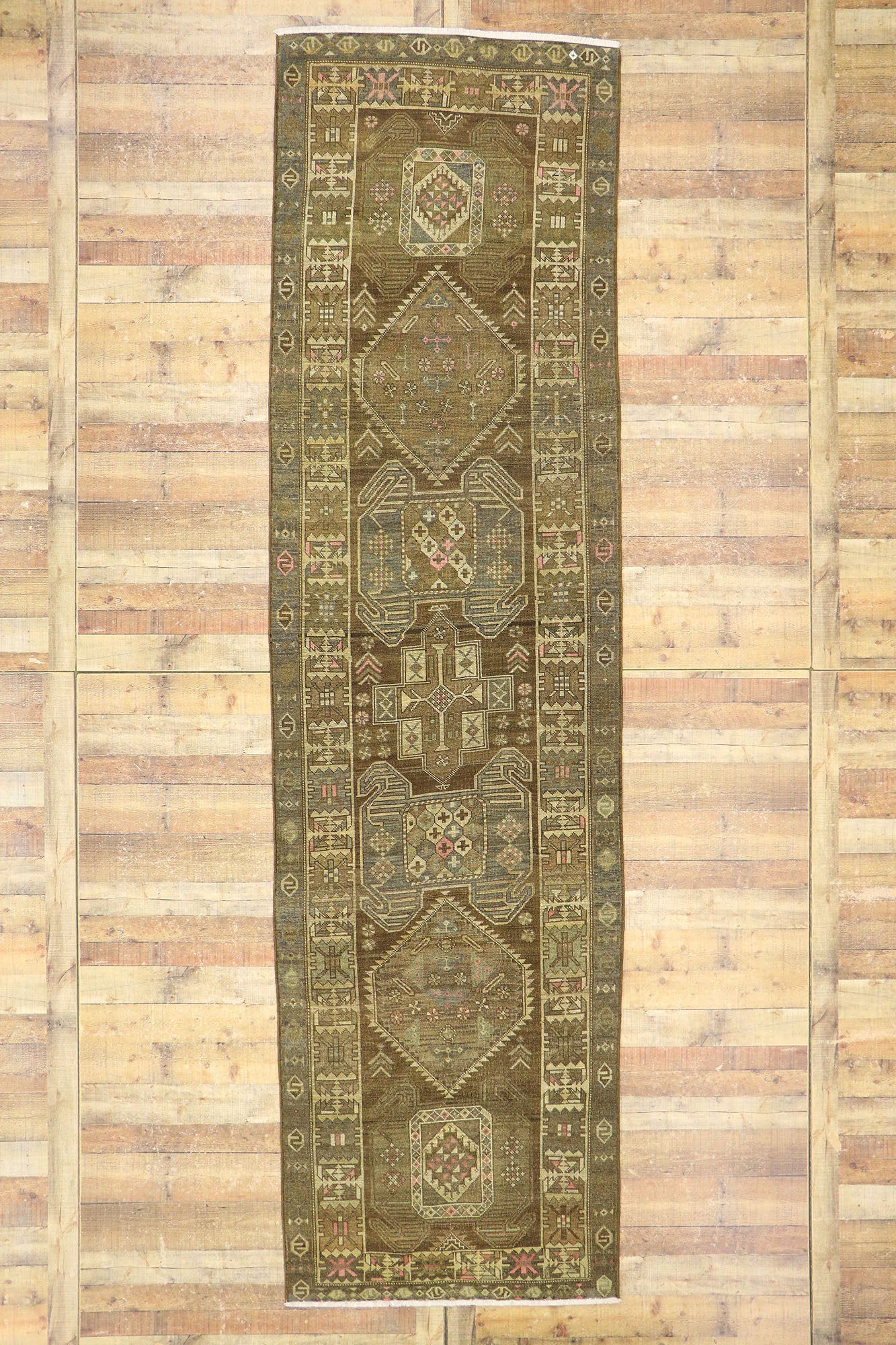 4 x 14 Antique Persian Azerbaijan Rug 60950