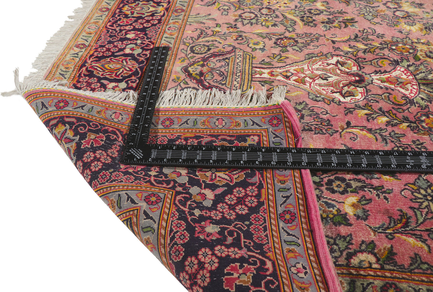 5 x 7 Vintage Persian Kashan Rug 61027