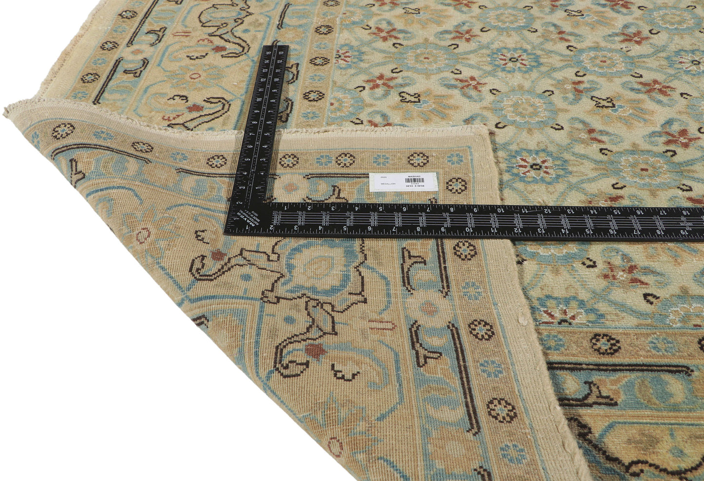 6 x 10 Antique Persian Mashhad Rug 51543