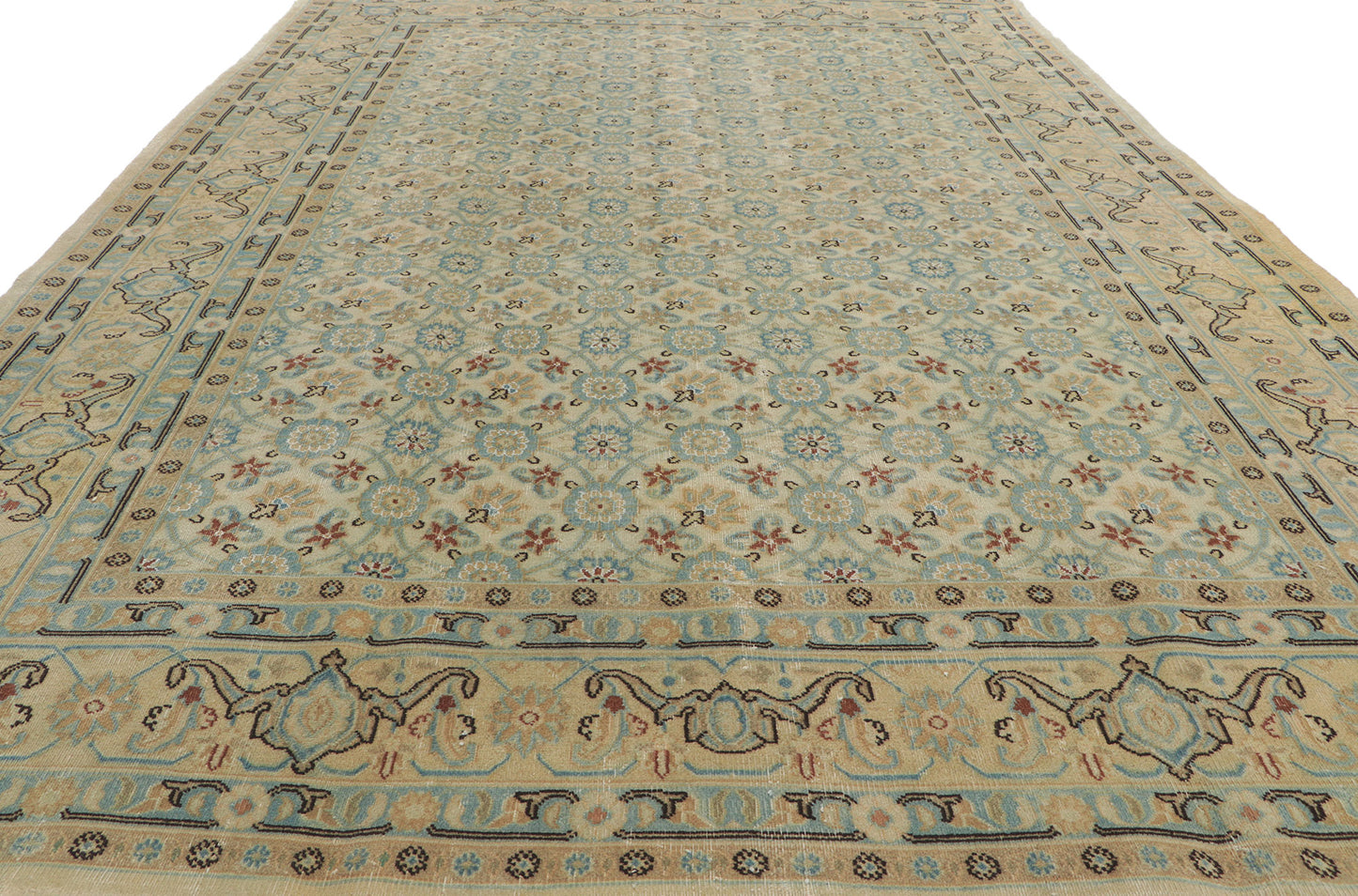 6 x 10 Antique Persian Mashhad Rug 51543