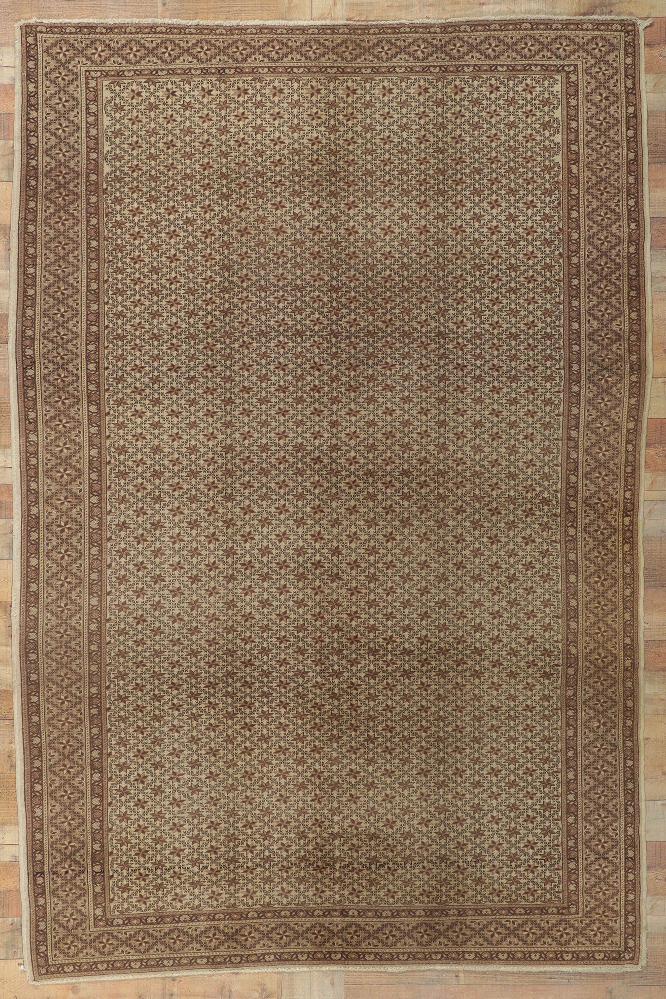7 x 10 Vintage Turkish Sivas Rug 72683