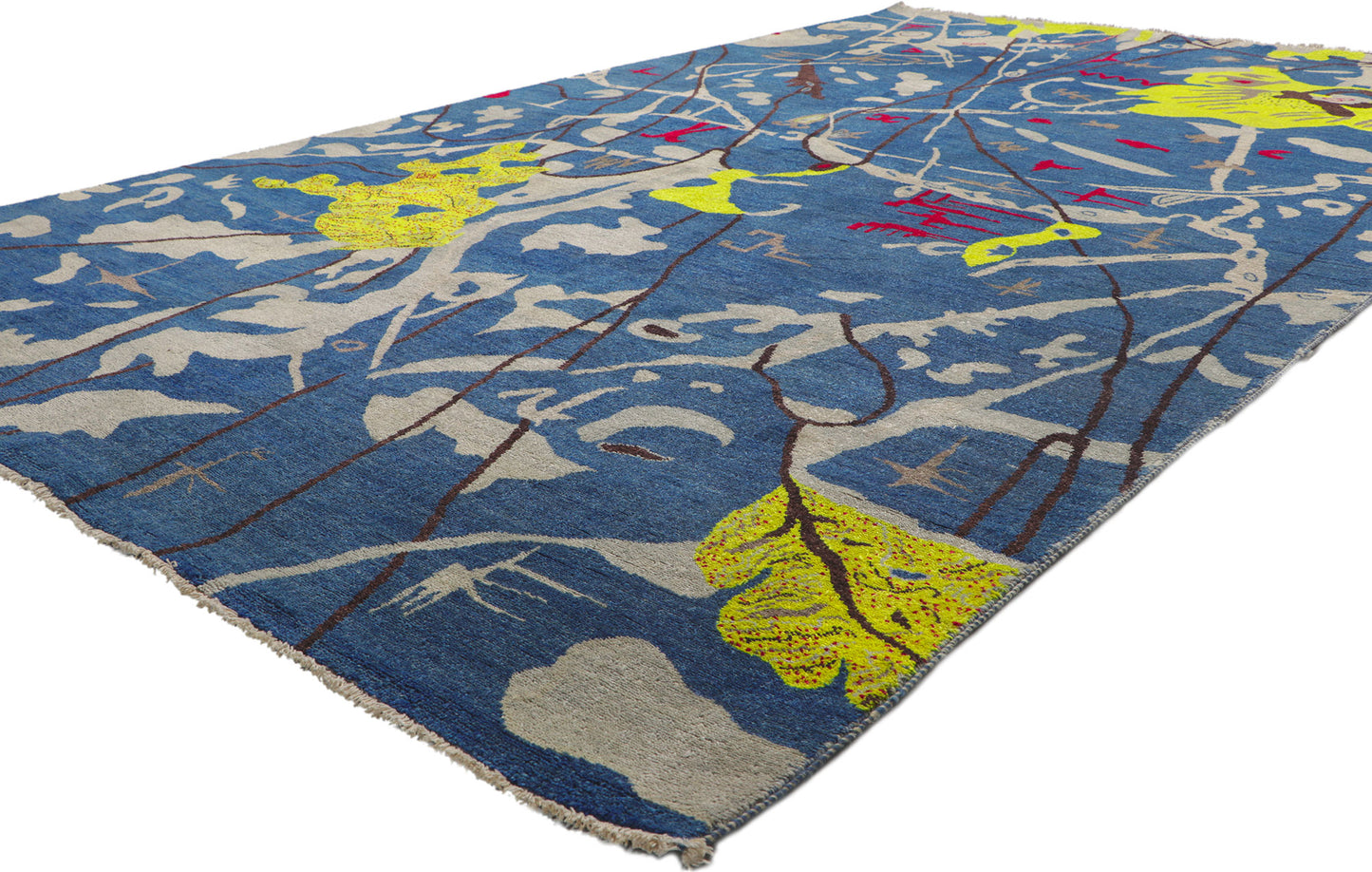6 x 10 Joan Miro Style Abstract Rug 80741