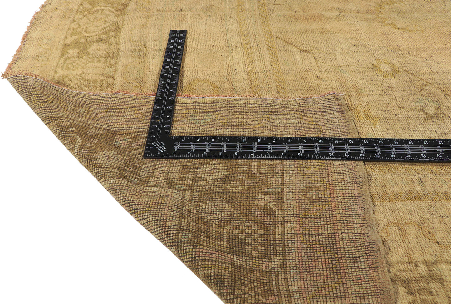 6 x 10 Vintage Turkish Oushak Rug 74094