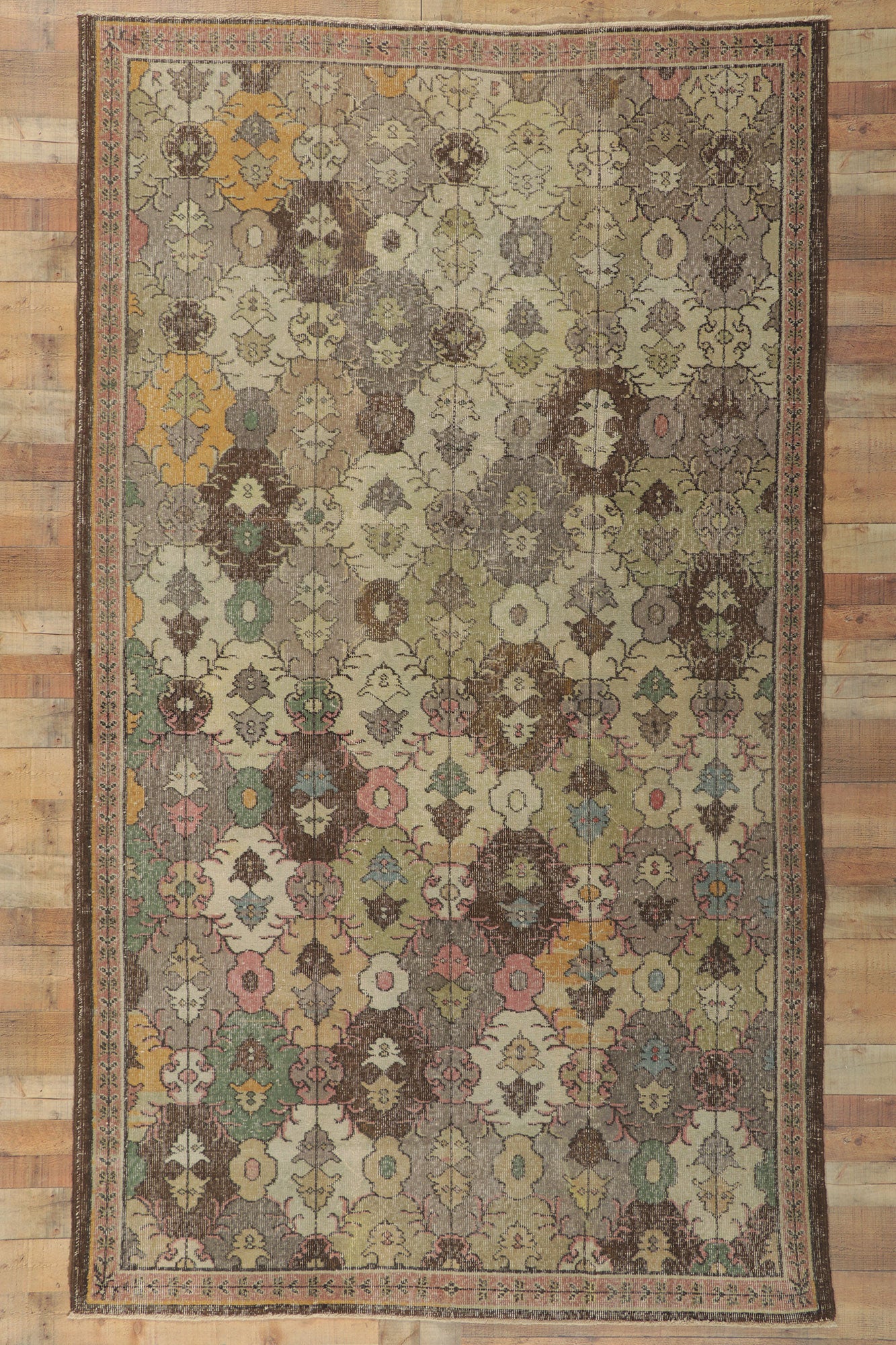 6 x 11 Zeki Muren Vintage Turkish Sivas Rug 50873