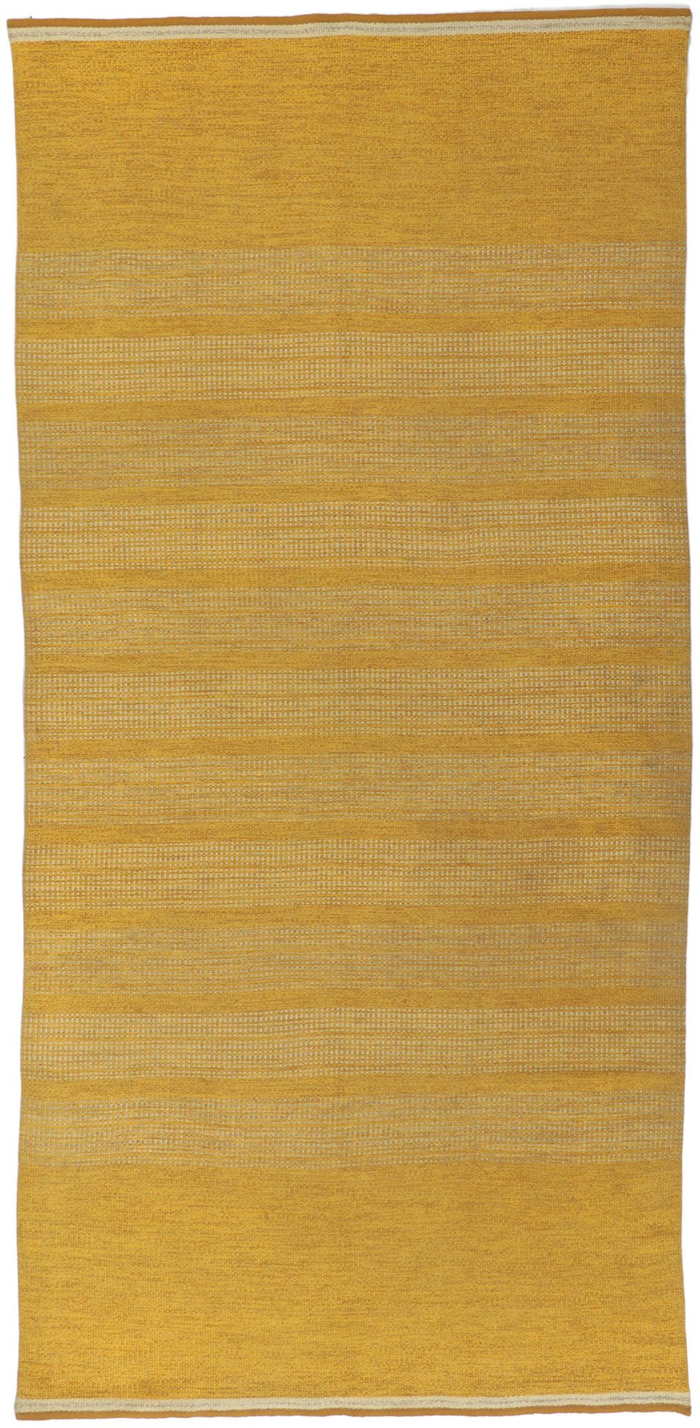 6 x 12 Vintage Gold Swedish Rollakan Rug 78505