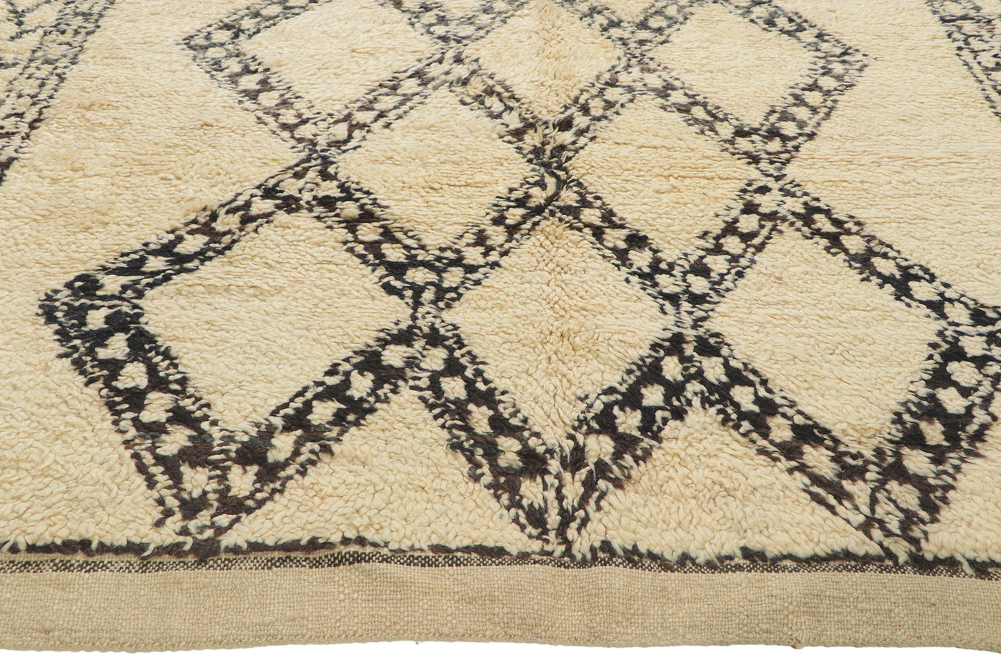 6 x 8 Vintage Moroccan Beni Ourain Rug 78396