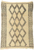 6 x 8 Vintage Moroccan Beni Ourain Rug 78396