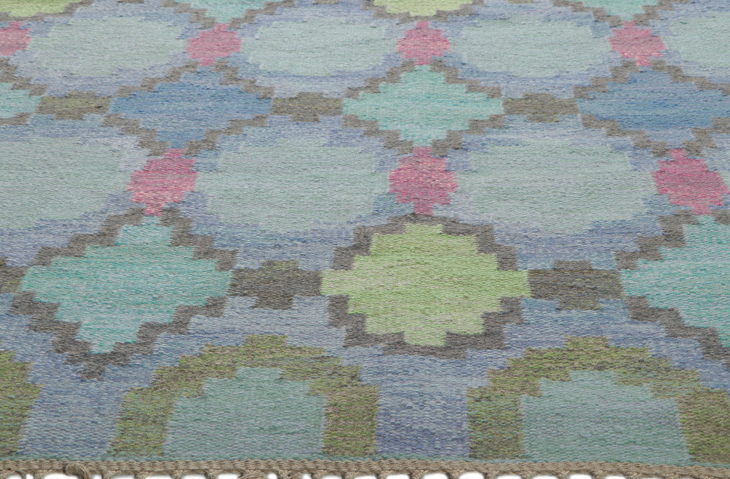 6 x 8 Judith Johansson Vintage Swedish Rollakan Rug 78470