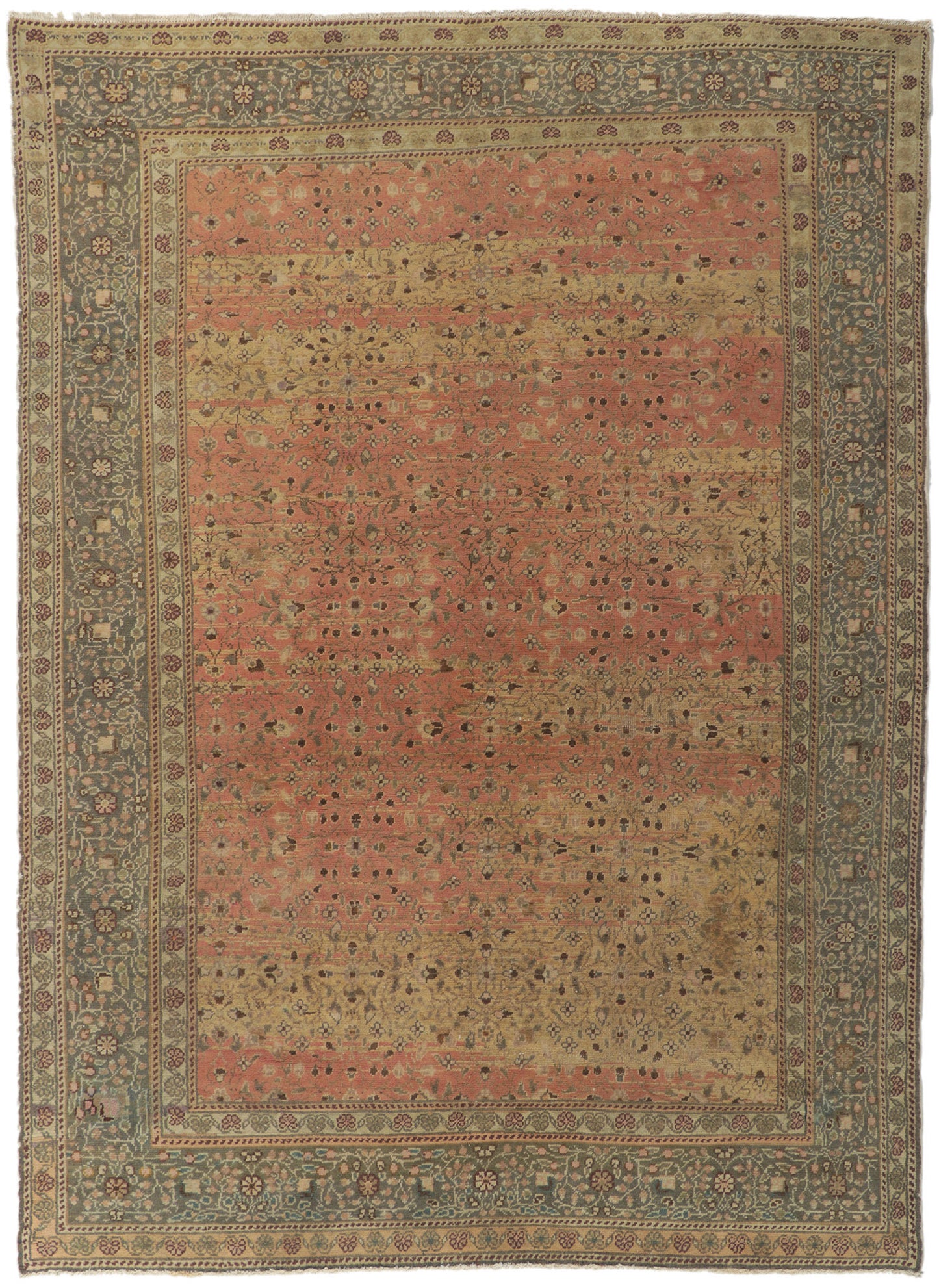 7 x 9 Antique Turkish Sivas Rug 50414