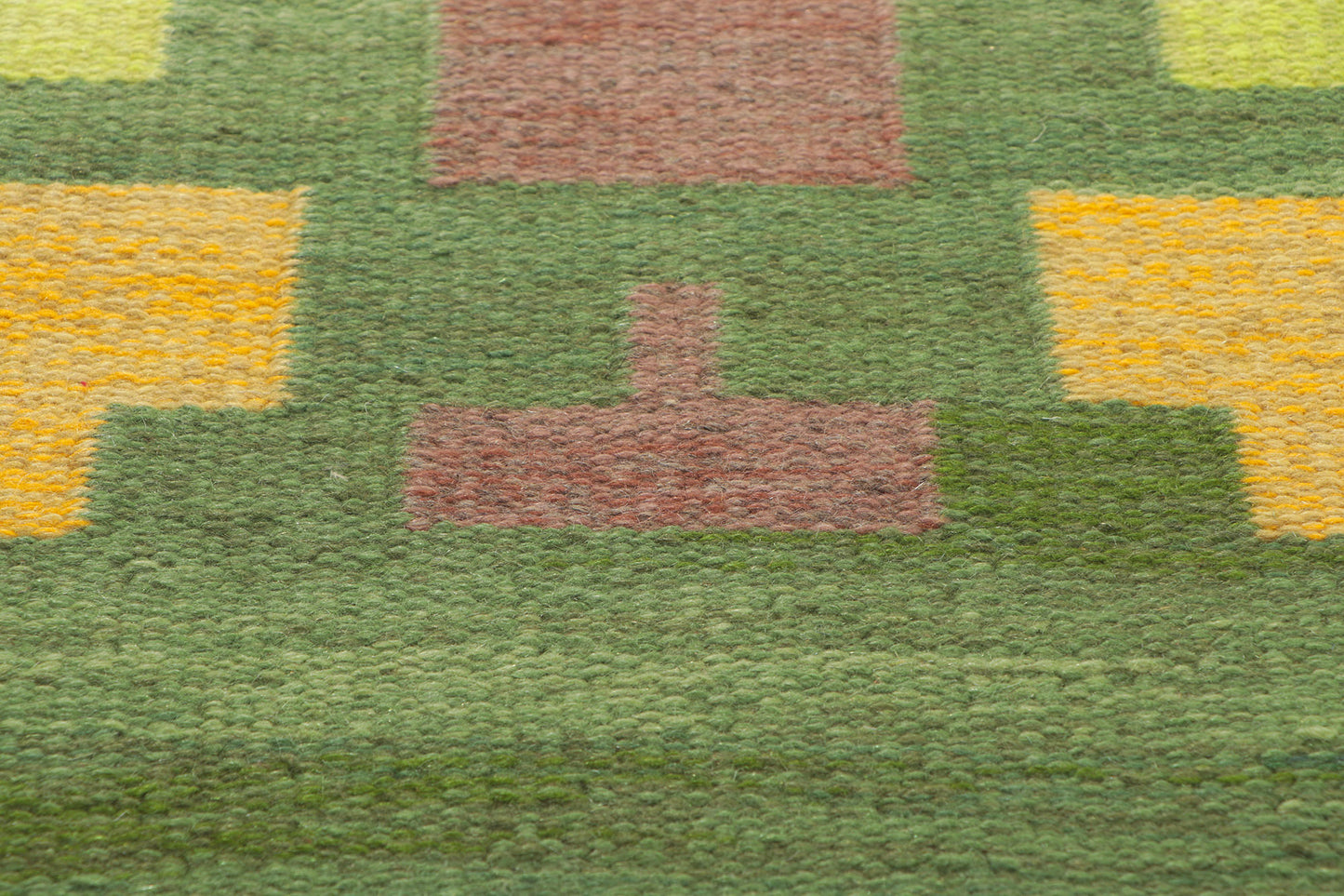 6 x 9 Judith Johansson Vintage Swedish Rollakan Rug 78489
