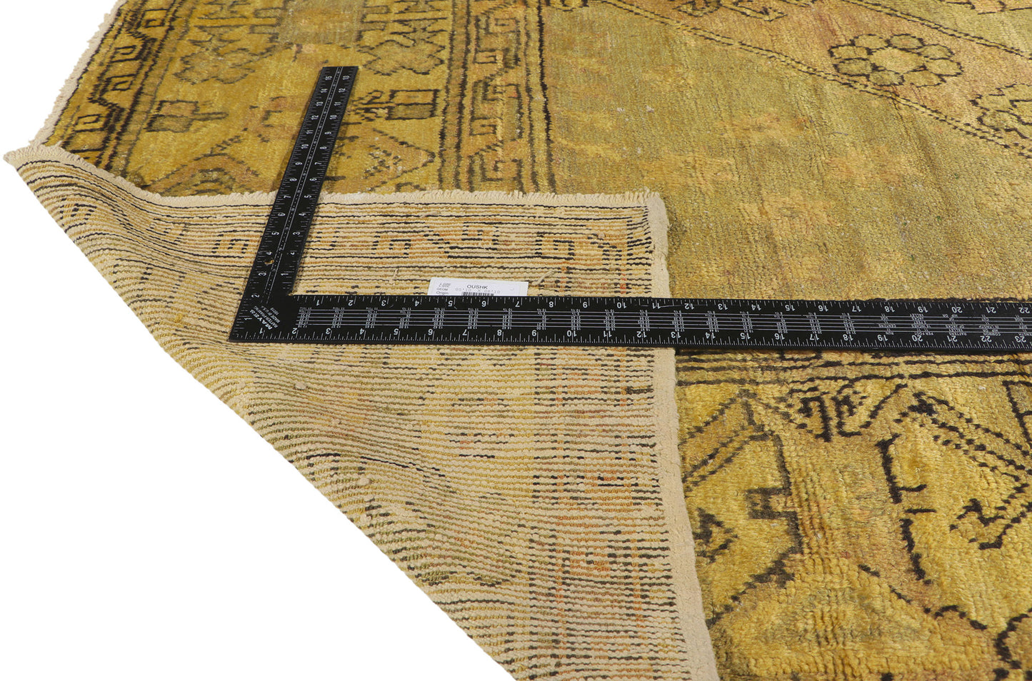6 x 9 Vintage Turkish Oushak Rug 50299
