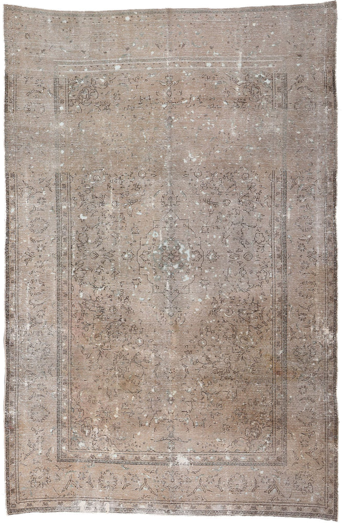 6 x 10 Vintage Persian Tabriz Rug 78588