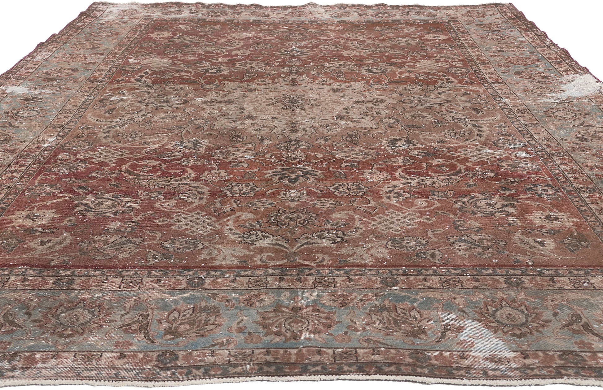 6 x 10 Antique Persian Tabriz Rug 78599