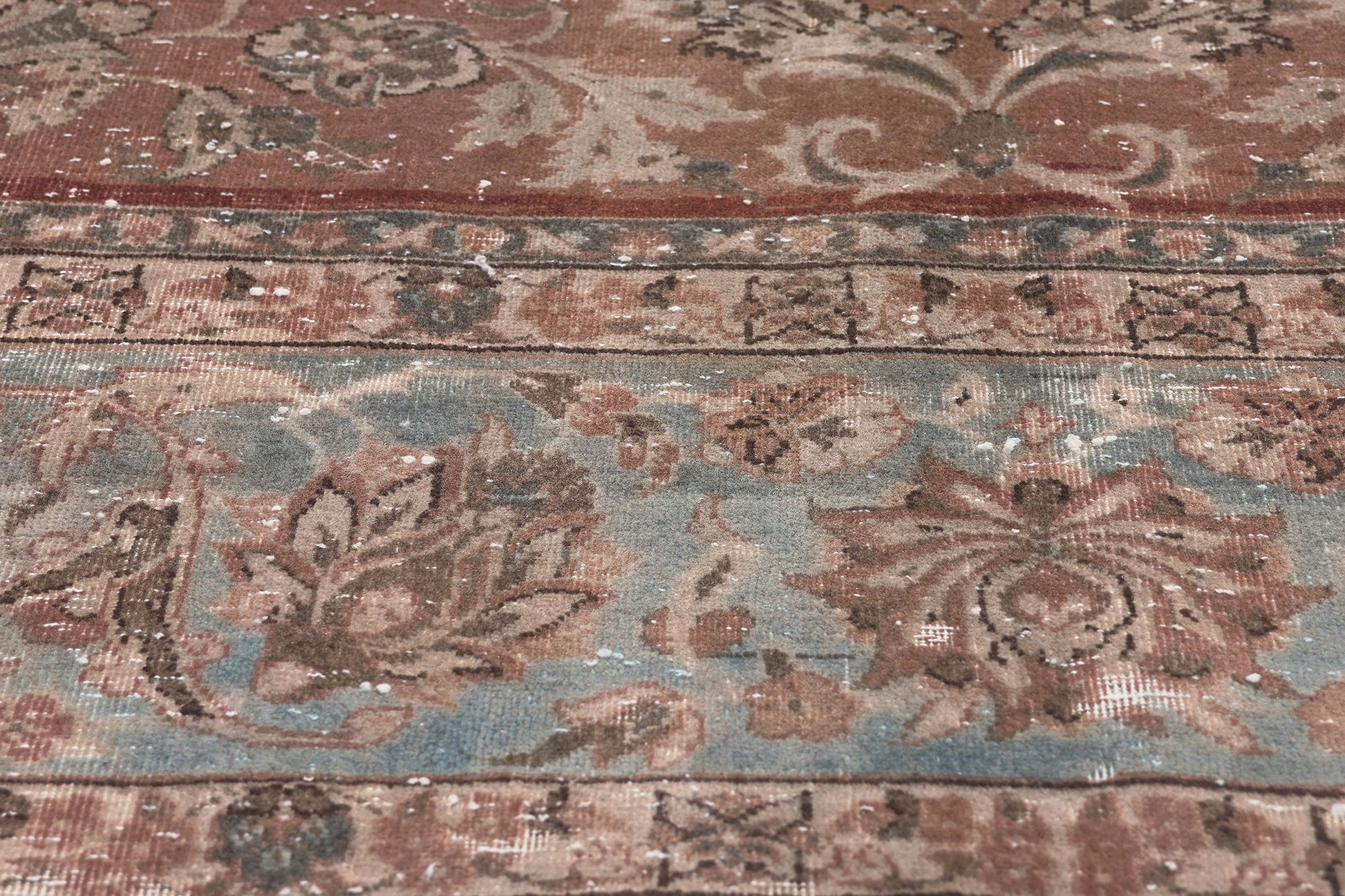 6 x 10 Antique Persian Tabriz Rug 78599