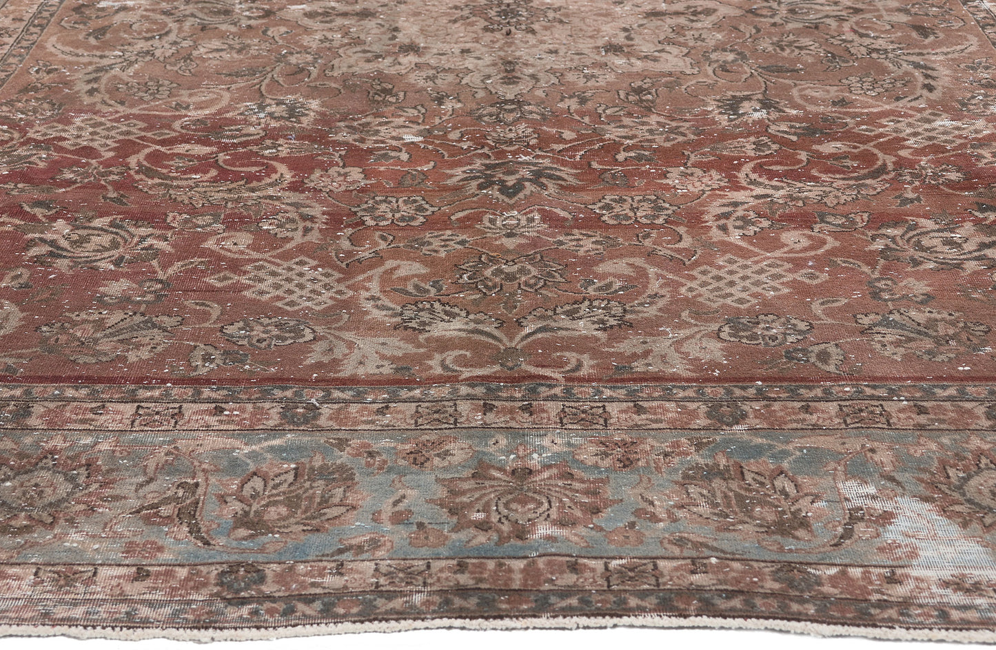 6 x 10 Antique Persian Tabriz Rug 78599