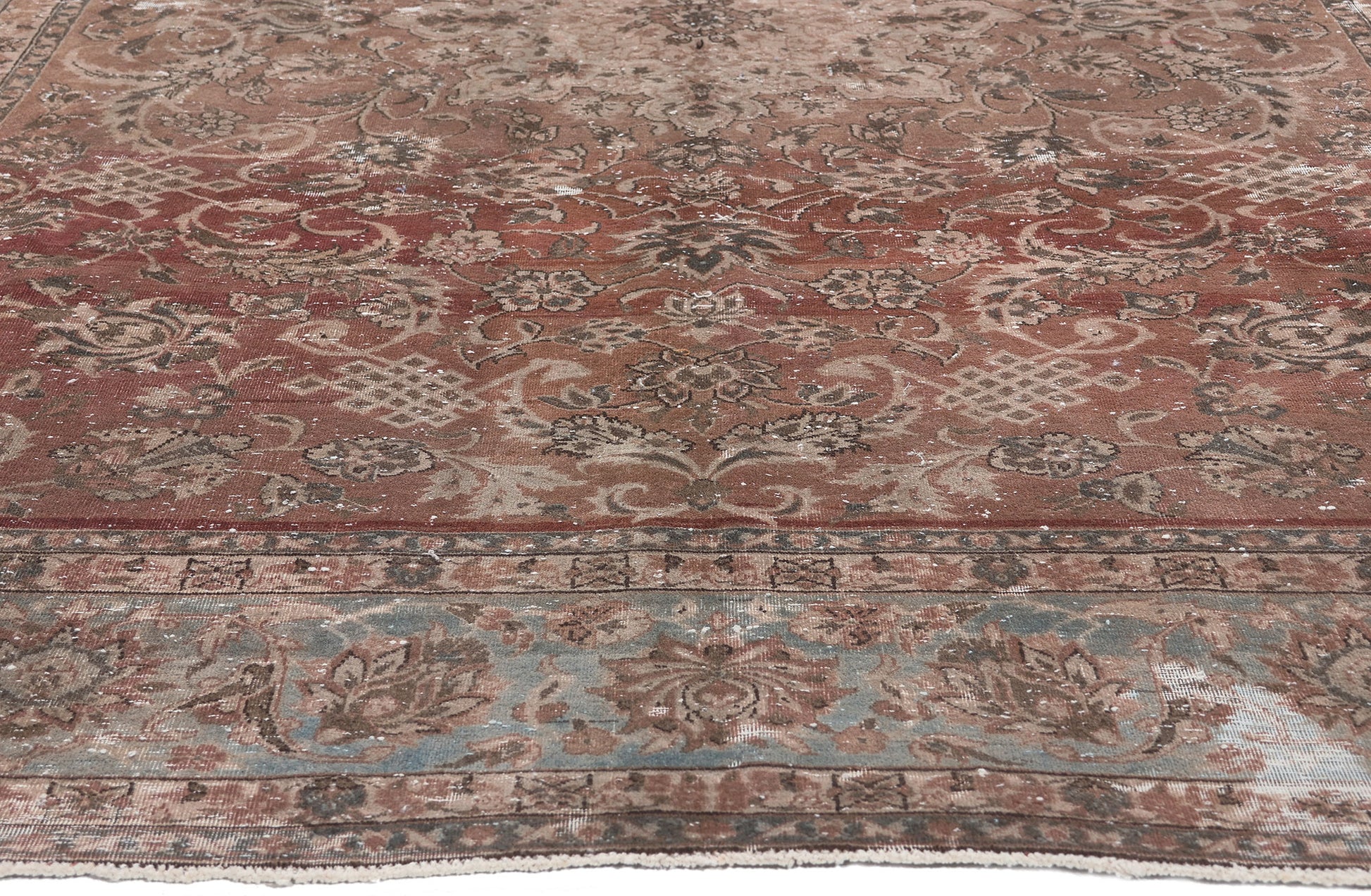 6 x 10 Antique Persian Tabriz Rug 78599