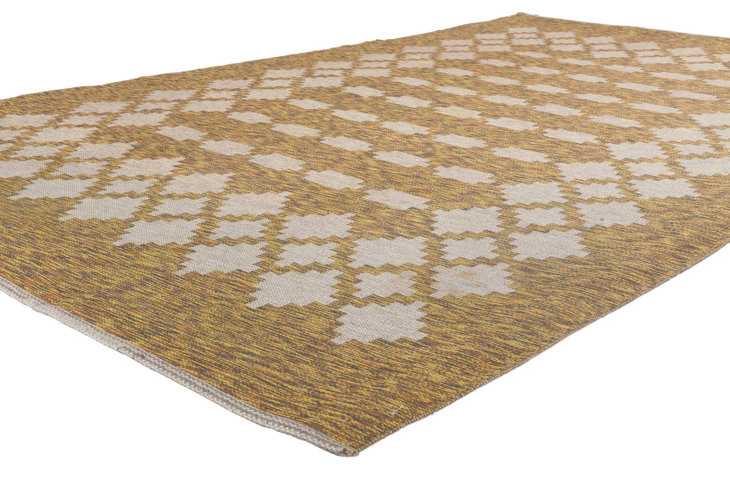 6 x 10 Vintage Reversible Swedish Rollakan Rug 74982