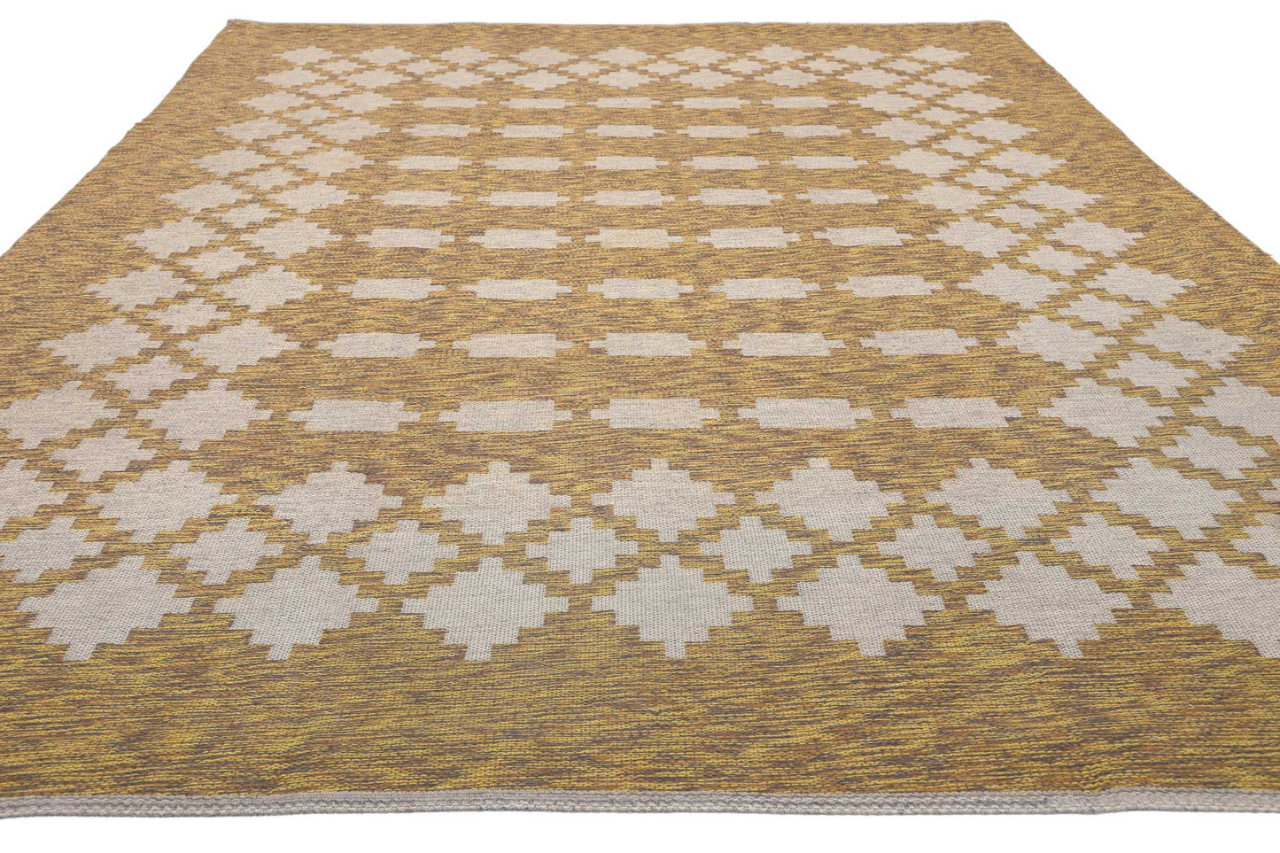 6 x 10 Vintage Reversible Swedish Rollakan Rug 74982