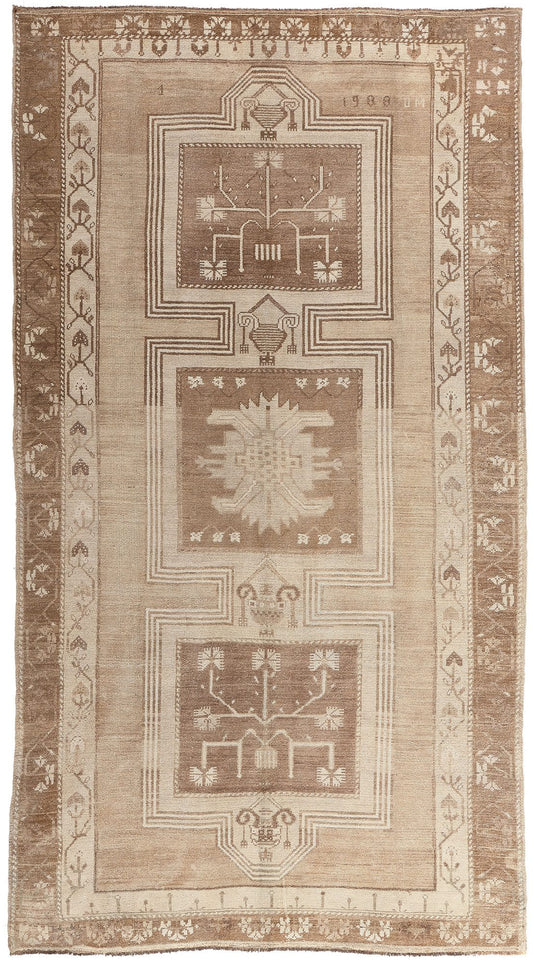 6 x 12 Vintage Turkish Kars Rug 53726