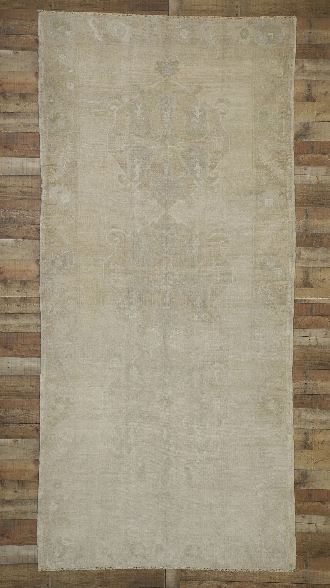 6 x 12 Vintage Turkish Oushak Rug 52473