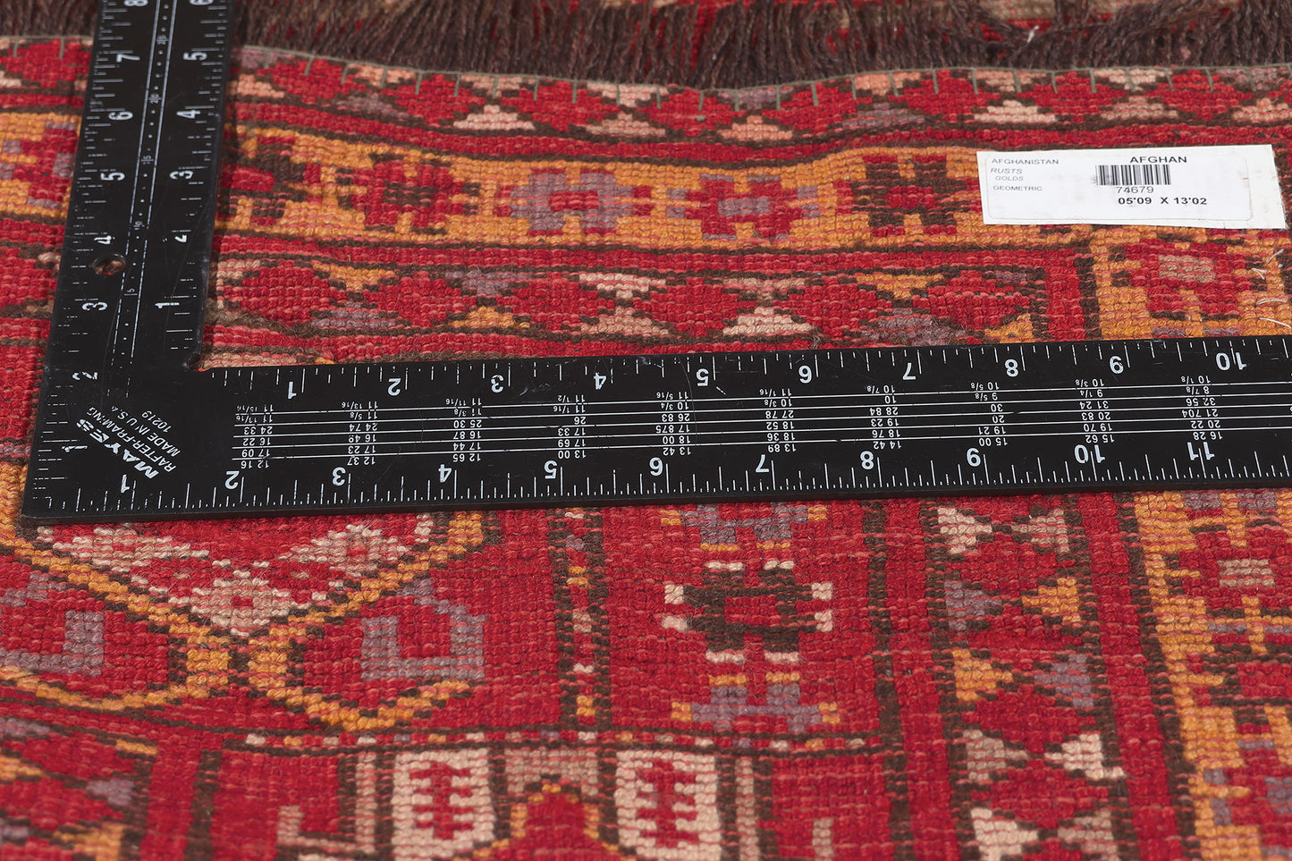 6 x 13 Antique Ersari Afghan Rug 74679