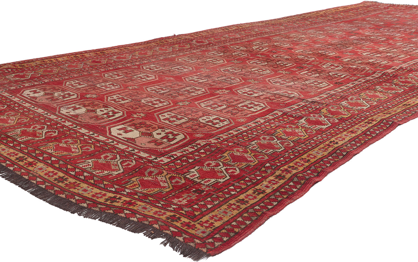 6 x 13 Antique Ersari Afghan Rug 74679