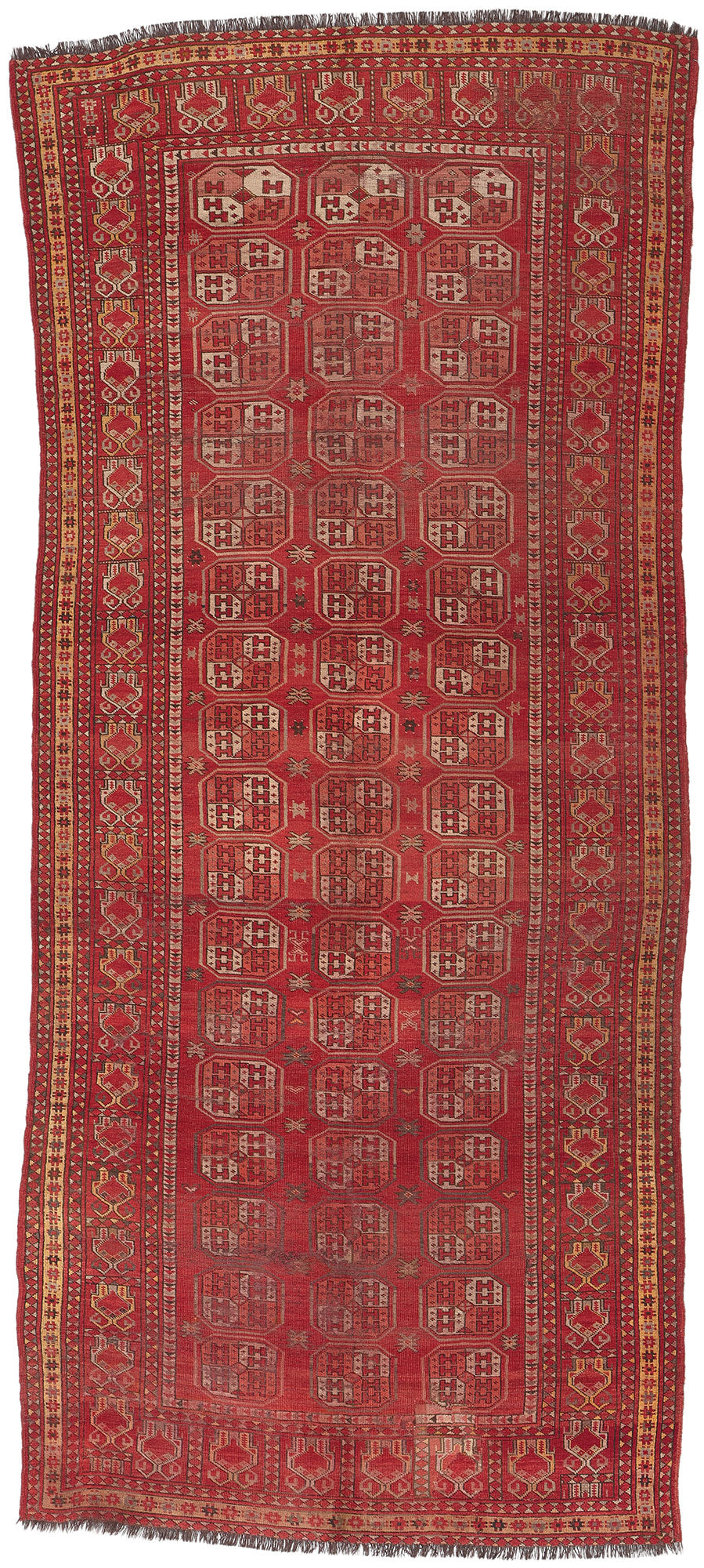 6 x 13 Antique Ersari Afghan Rug 74679