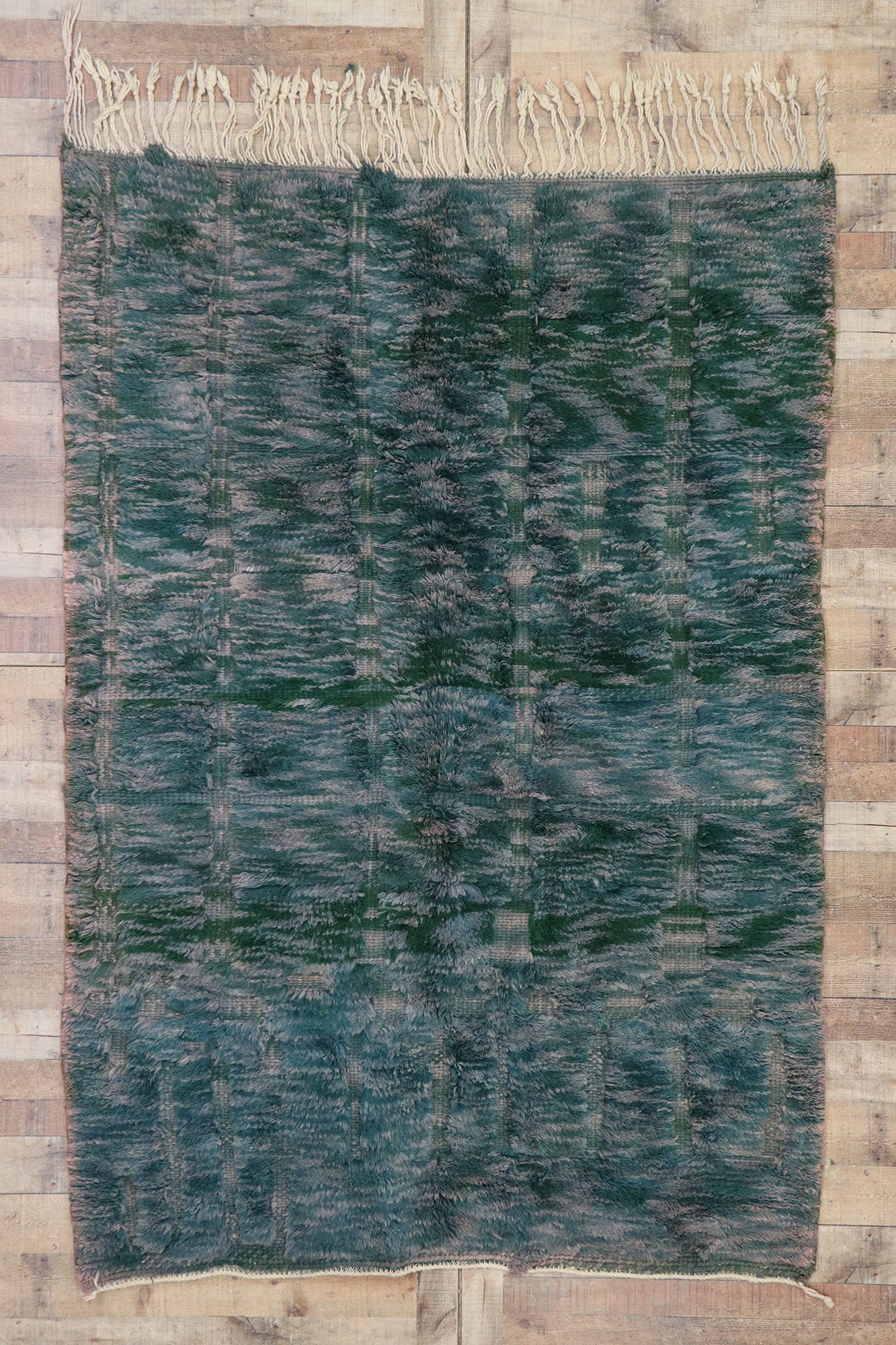 6 x 8 Modern Earth-Tone Moroccan Rug 21130