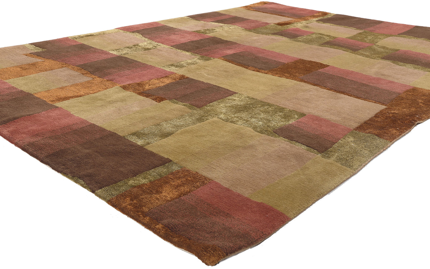 6 x 8 Tibetan Wool and Silk Rug 78532