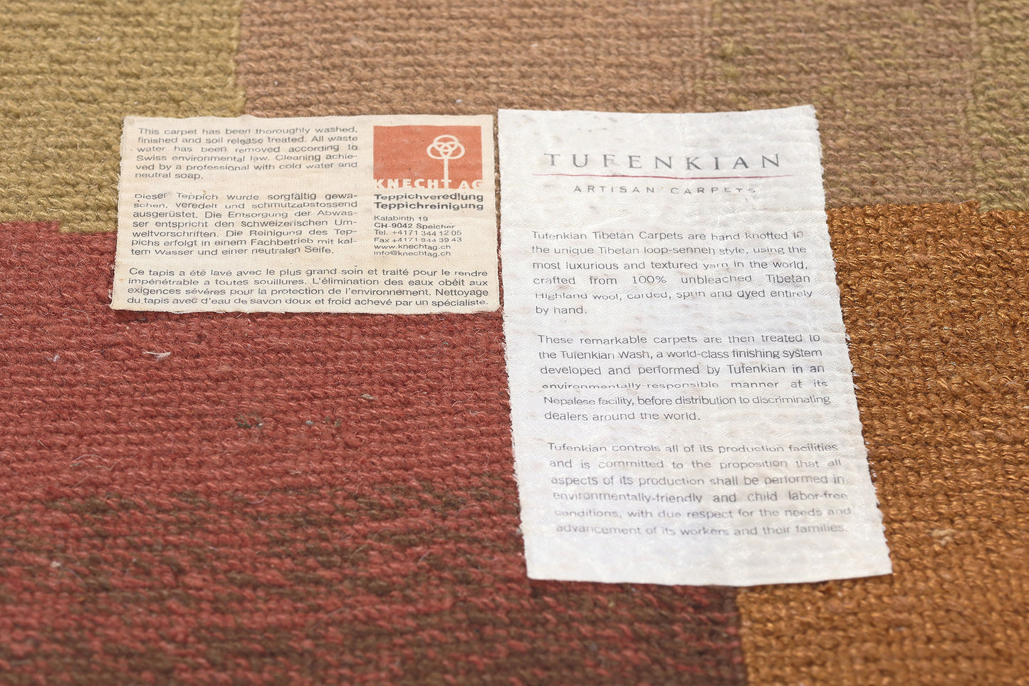 6 x 8 Tibetan Wool and Silk Rug 78532