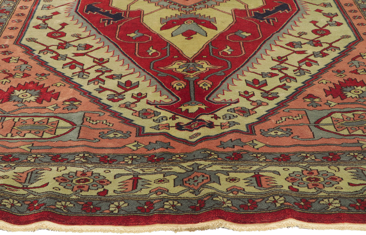 6 x 8 Vintage Egyptian Serapi Rug 71940