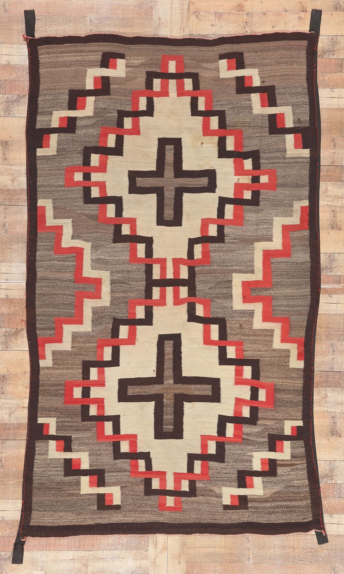 6 x 9 Antique Ganado Navajo Rug 78563