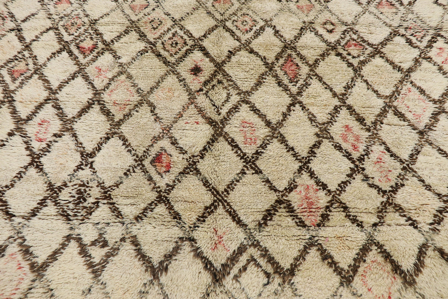 6 x 9 Vintage Moroccan Beni Ourain Rug 21359