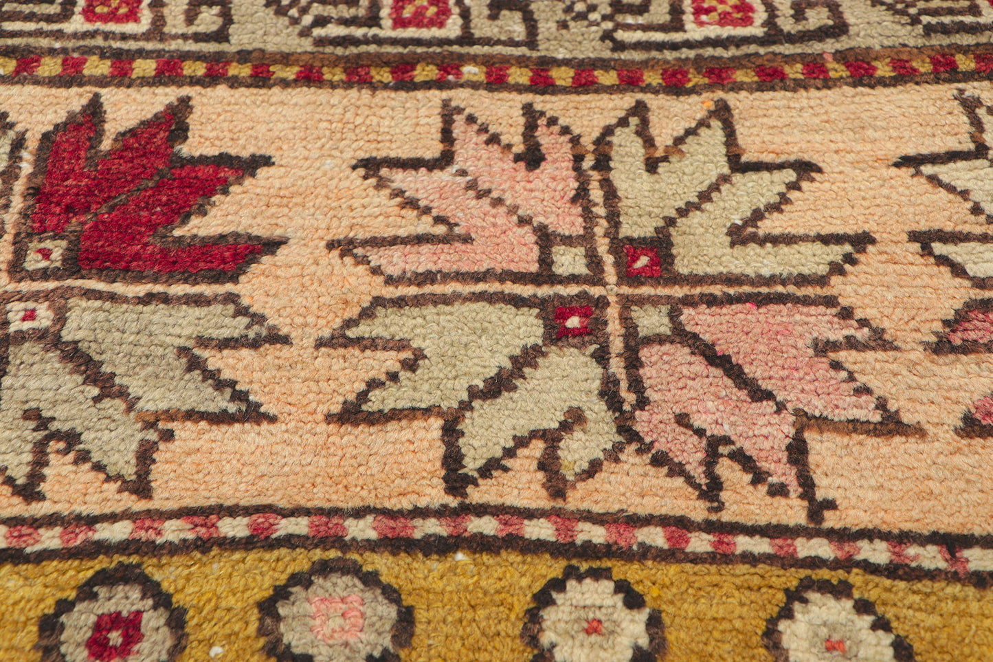6 x 9 Vintage Turkish Oushak Rug 51668