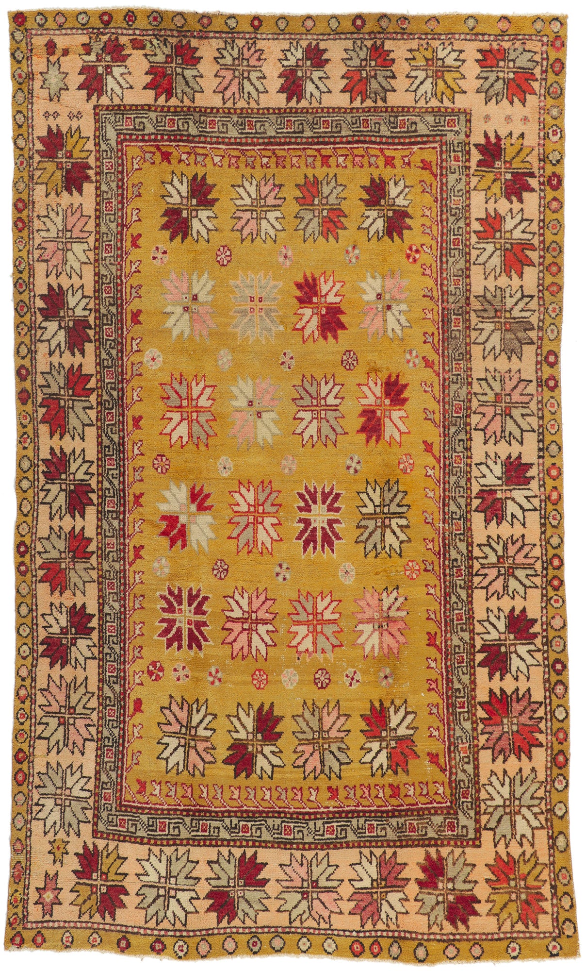 6 x 9 Vintage Turkish Oushak Rug 51668