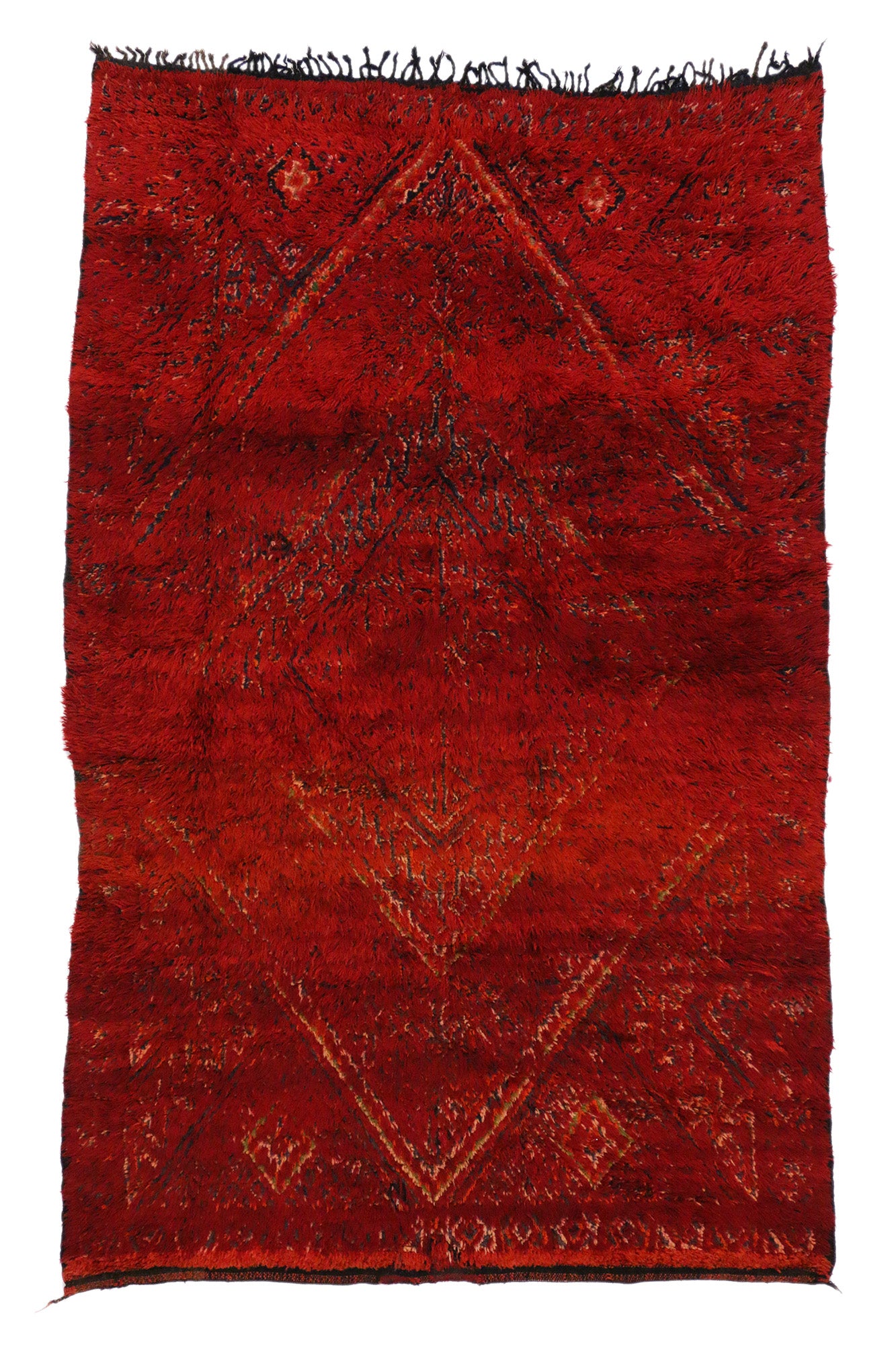6 x 9 Vintage Beni MGuild Moroccan Rug 20116