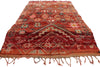 6 x 9 Vintage Red Boujad Moroccan Rug 21311
