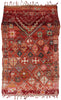 6 x 9 Vintage Red Boujad Moroccan Rug 21311