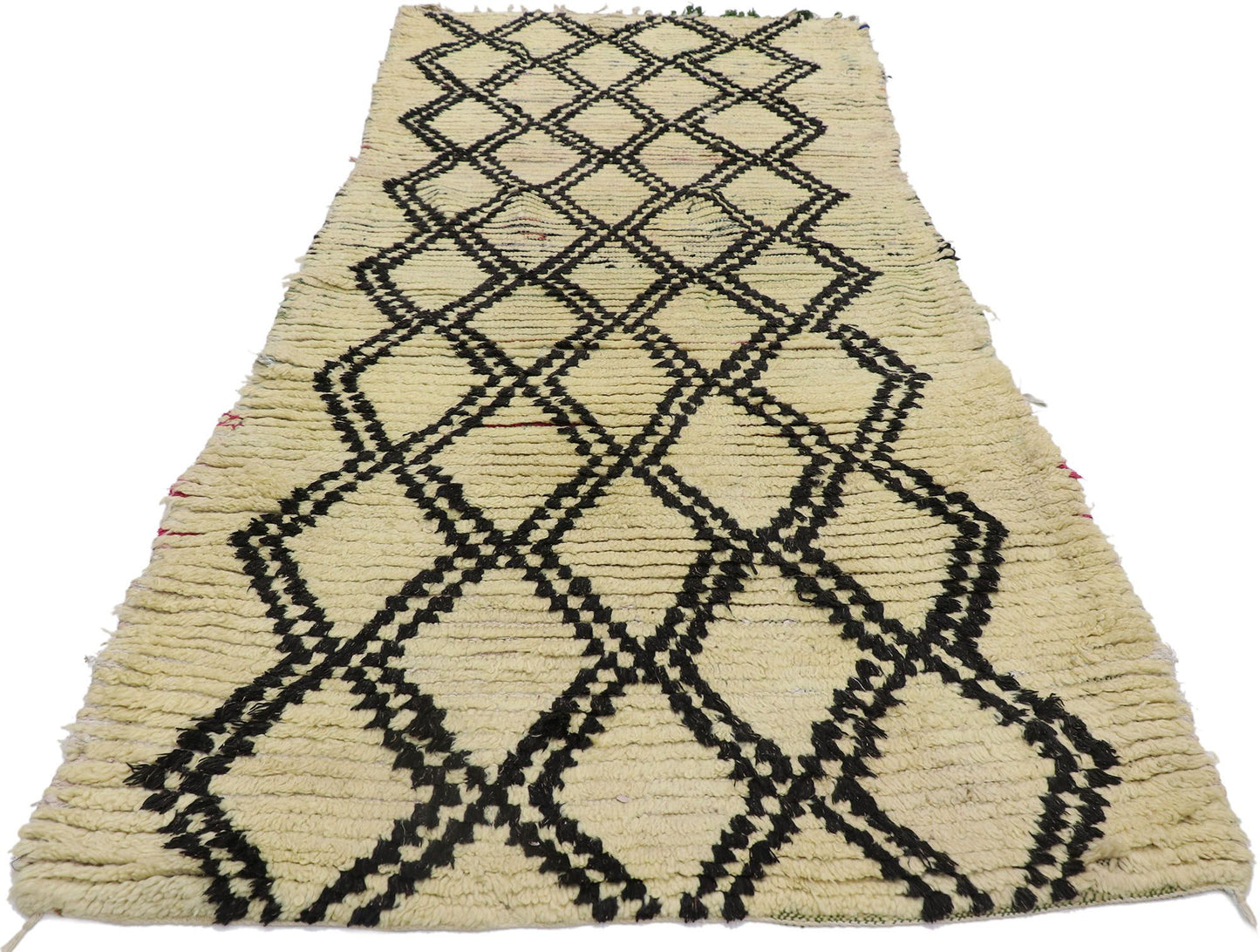 4 x 8 Vintage Moroccan Azilal Rug 21579