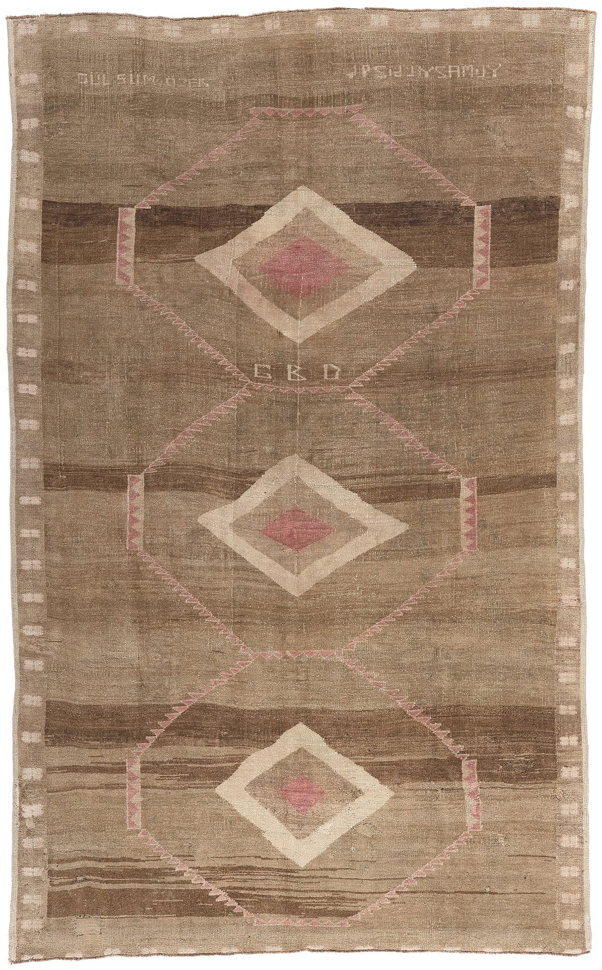 7 x 11 Vintage Turkish Kars Rug 53714