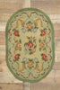 2 x 3 Antique Chinese Floral Hooked Rug 71006