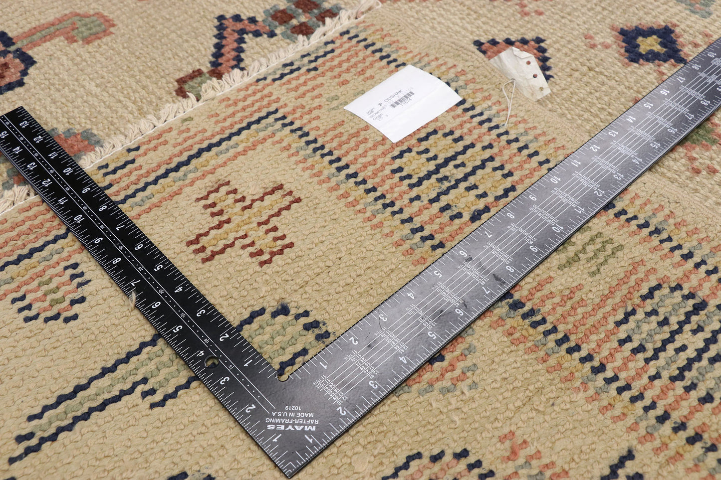 4 x 11 Vintage Turkish Oushak Rug 71674