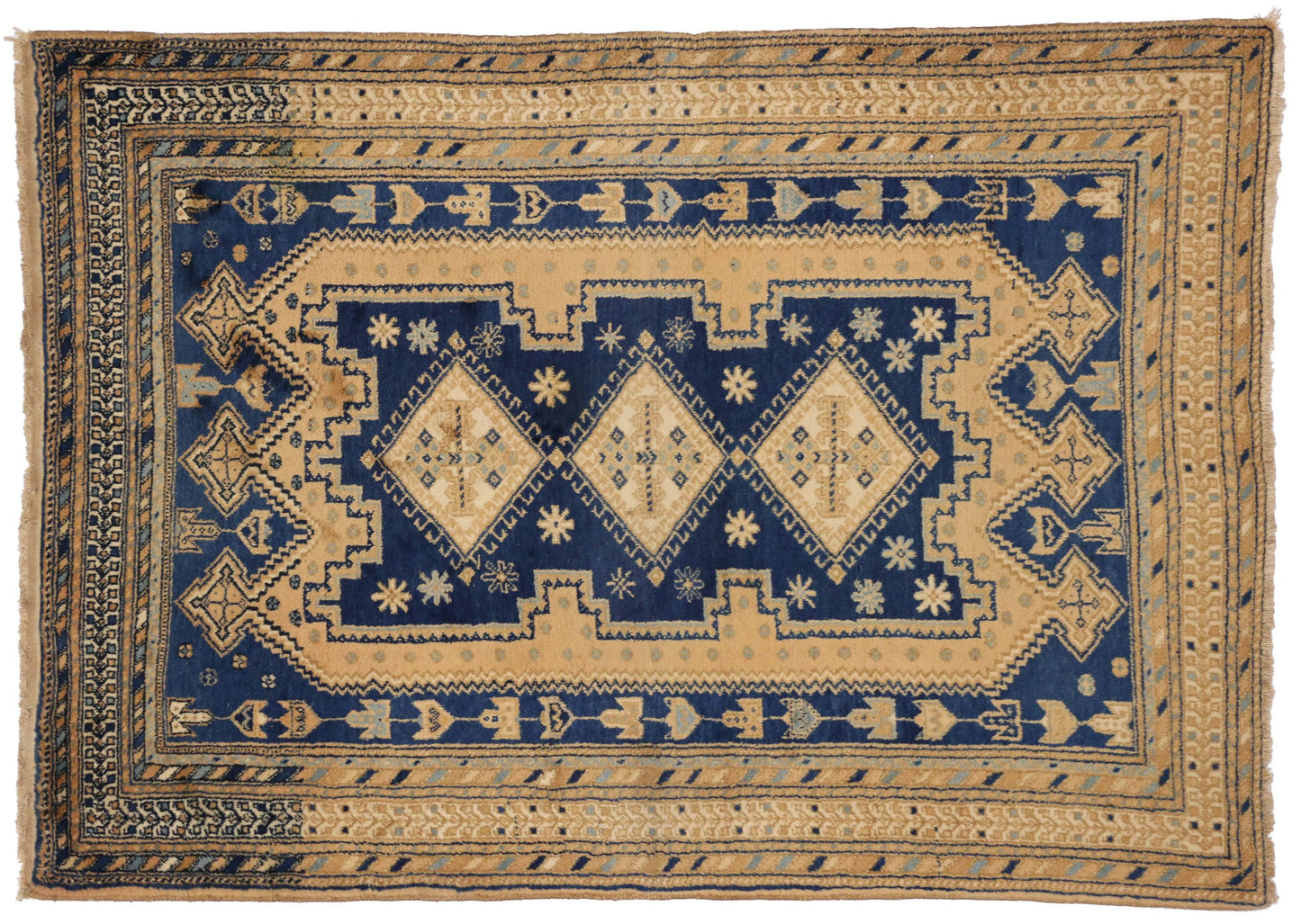 5 x 6 Antique Persian Afshar Rug 71683