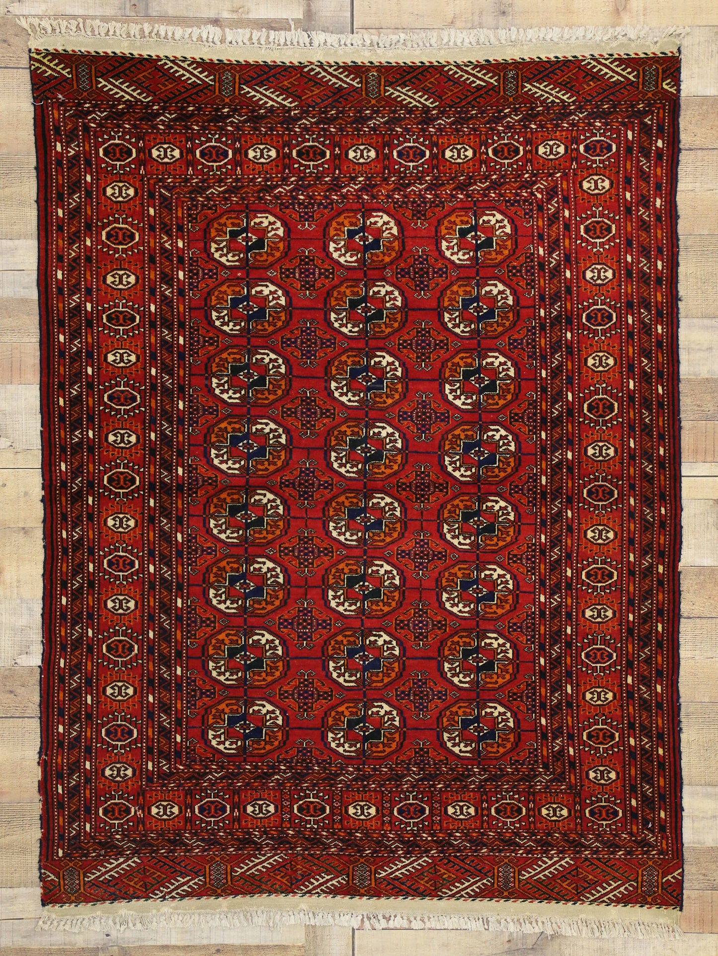 4 x 6 Vintage Persian Baluch Rug 71756