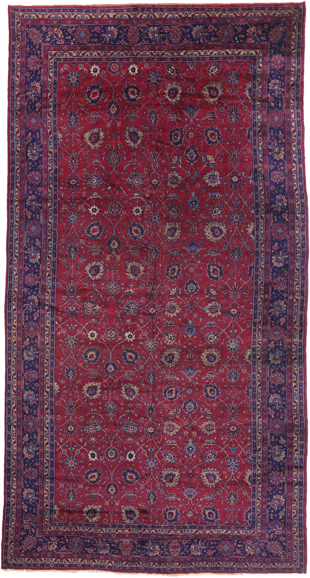 11 x 21 Antique Turkish Sparta Rug 71780
