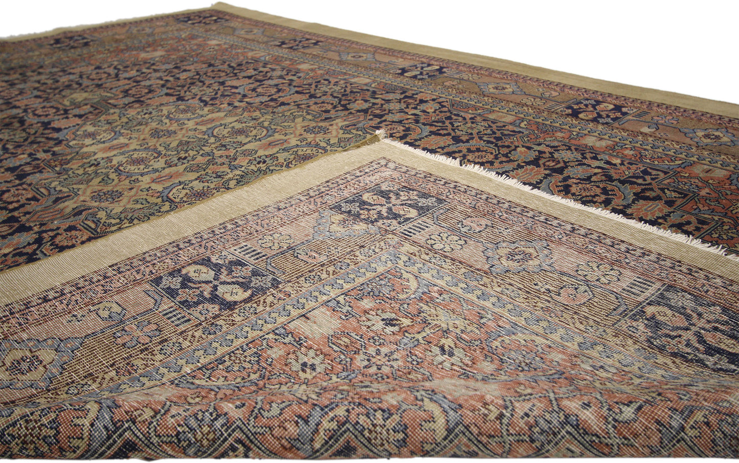 6 x 9 Antique Indian Malayer Rug 71853