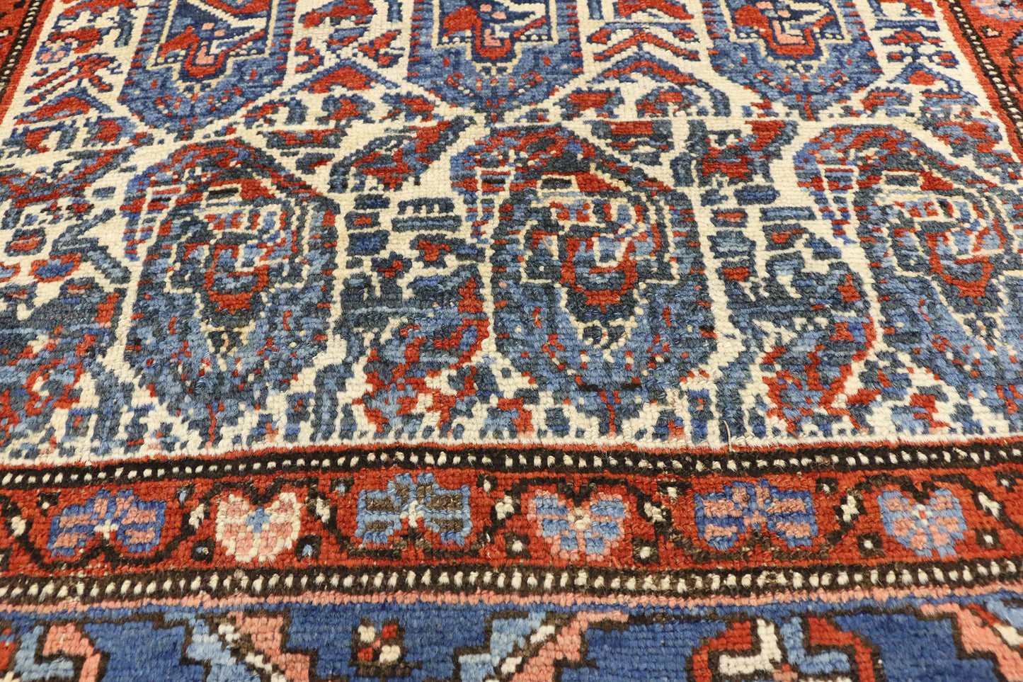 4 x 6 Antique Persian Kurdish Rug 71867