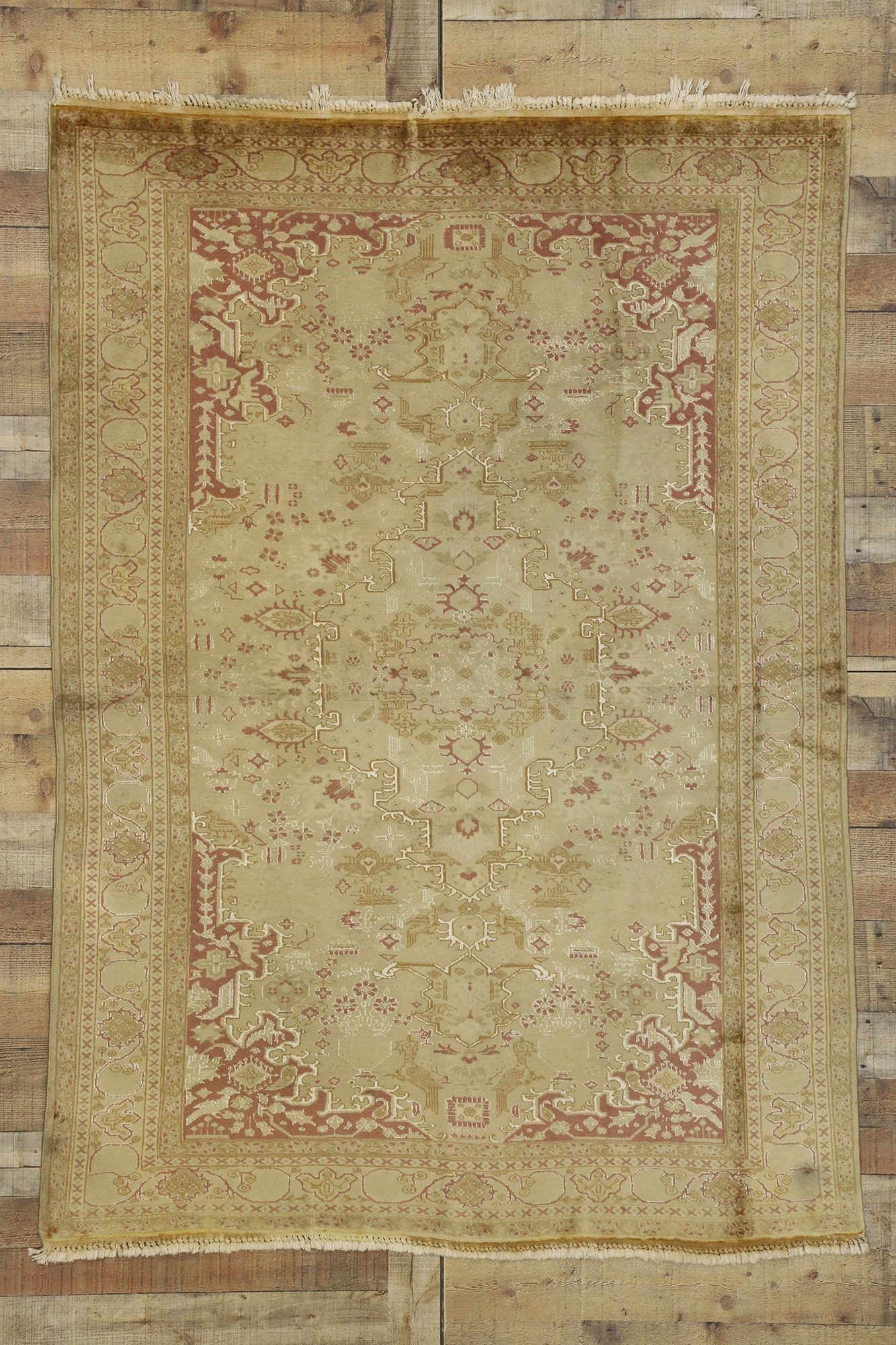 5 x 6 Vintage Persian Ardabil Rug 71930